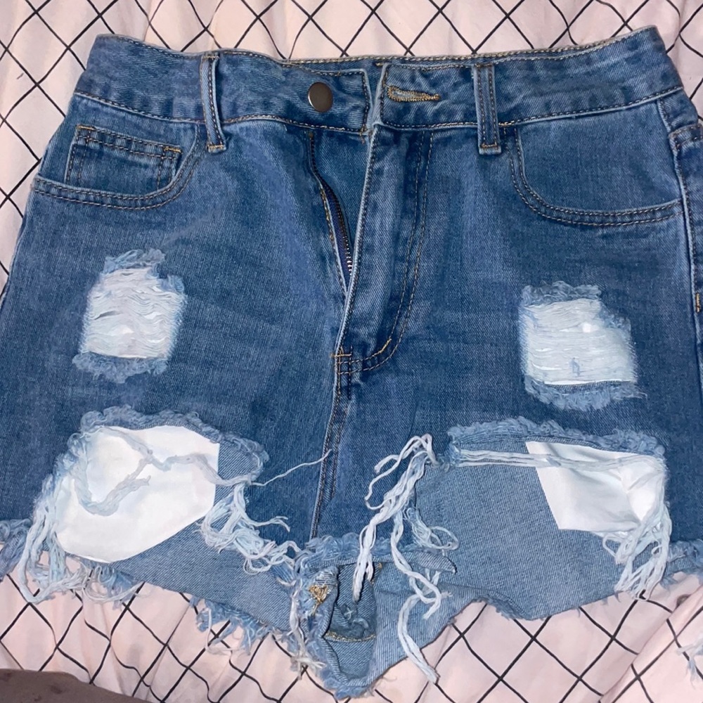 Never worn, brand new blue Jean shorts!